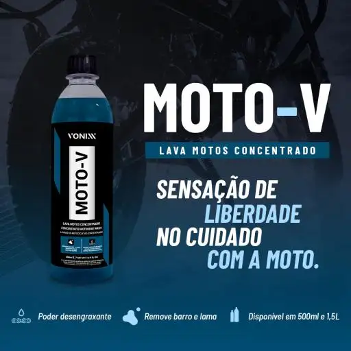 Shampoo Pre-Lavagem Moto-V 1,5L - Vonixx