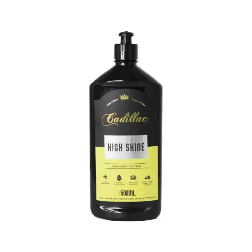 Shampoo Automotivo Com Cera High Shine 500ml - Cadillac