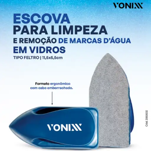 Escova de Limpeza/Remoção de Marcas D'água em Vidros  Vonixx