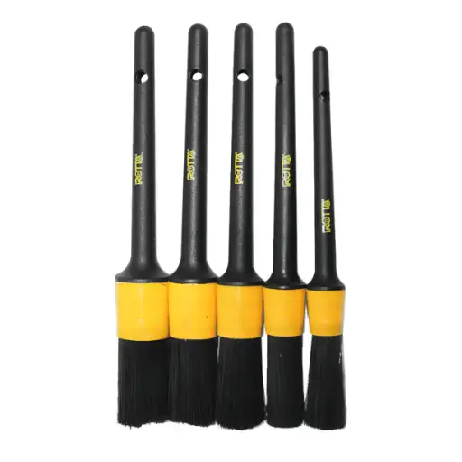 Kit 5 Pinceis Para Detalhamento Automotivo - Rotta376