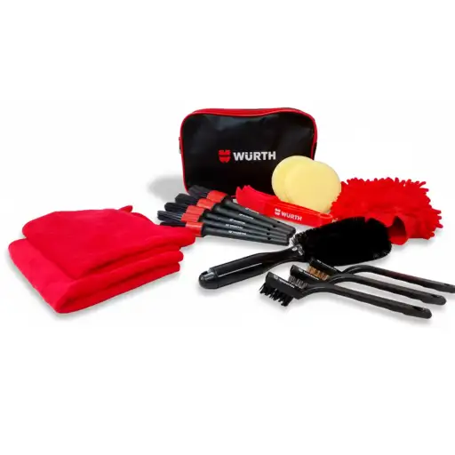 Kit Limpeza Estetica Automotiva 16 Peças - Wurth