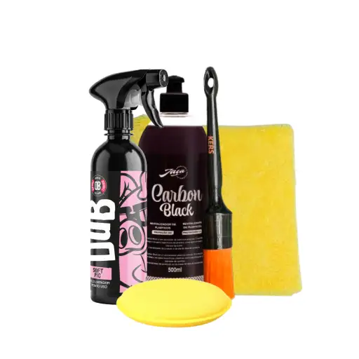 Kit Limpeza e Condicionamento Plasticos Externos