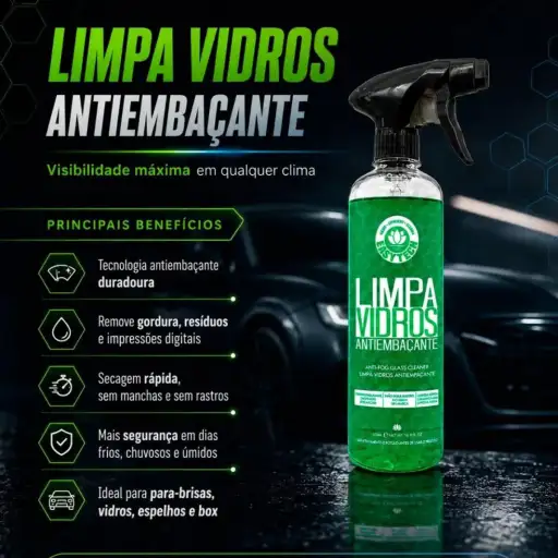 Limpa Vidros Anti-Embaçante (Anti-fog) 500ml - Easytech