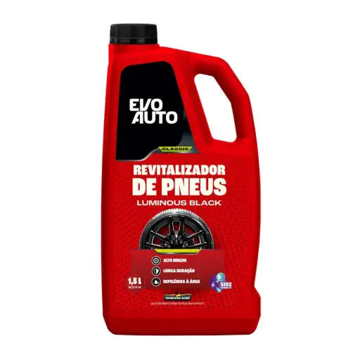 Condicionador de Pneus Luminous Black 1,5L - Evo Auto