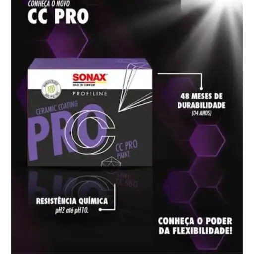 Coating Cerâmico Para Pintura CC Pro 50ml - Sonax
