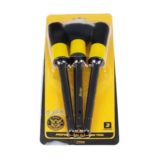 Kit 3 Pinceis Para Detalhamento Automotivo - Rotta376